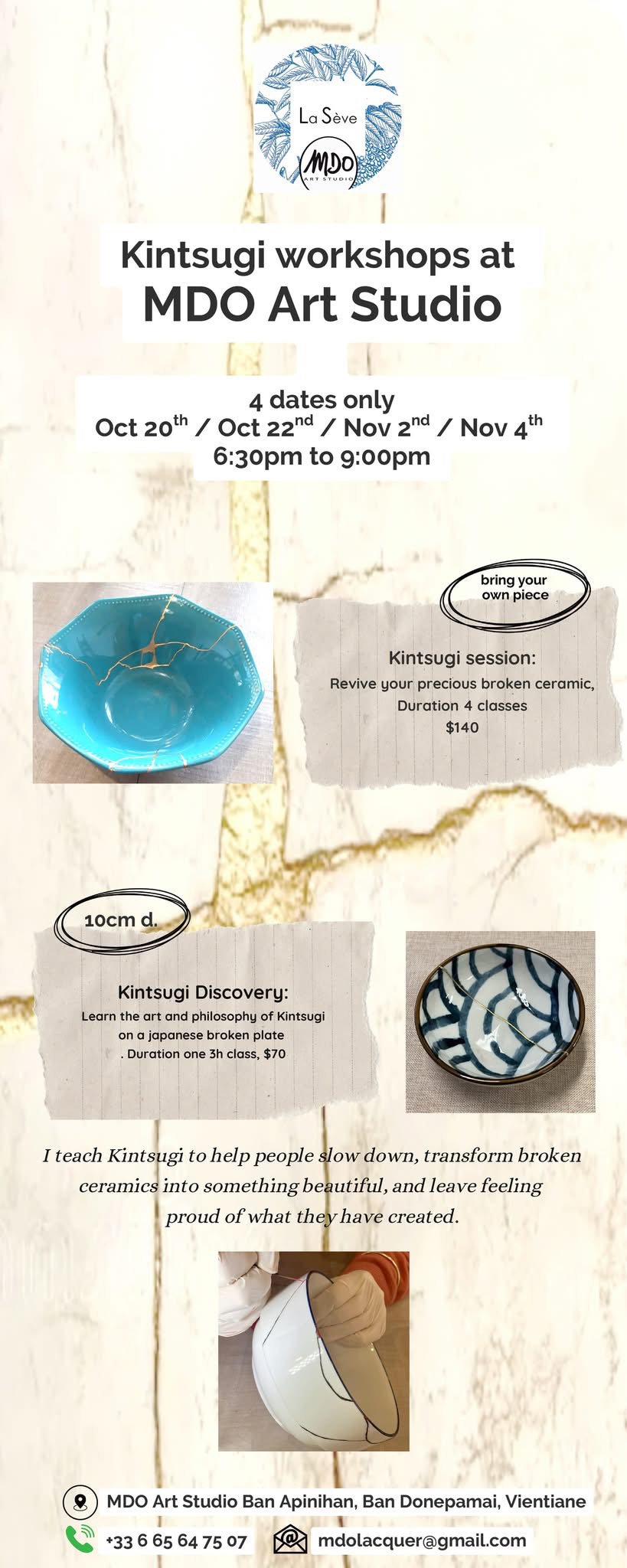 Kintsugi Discovery at MDO Art Studio
