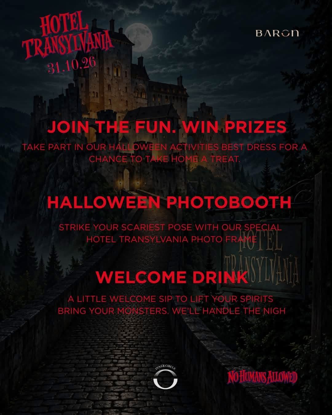 Hotel Transylvania — Halloween at BARON