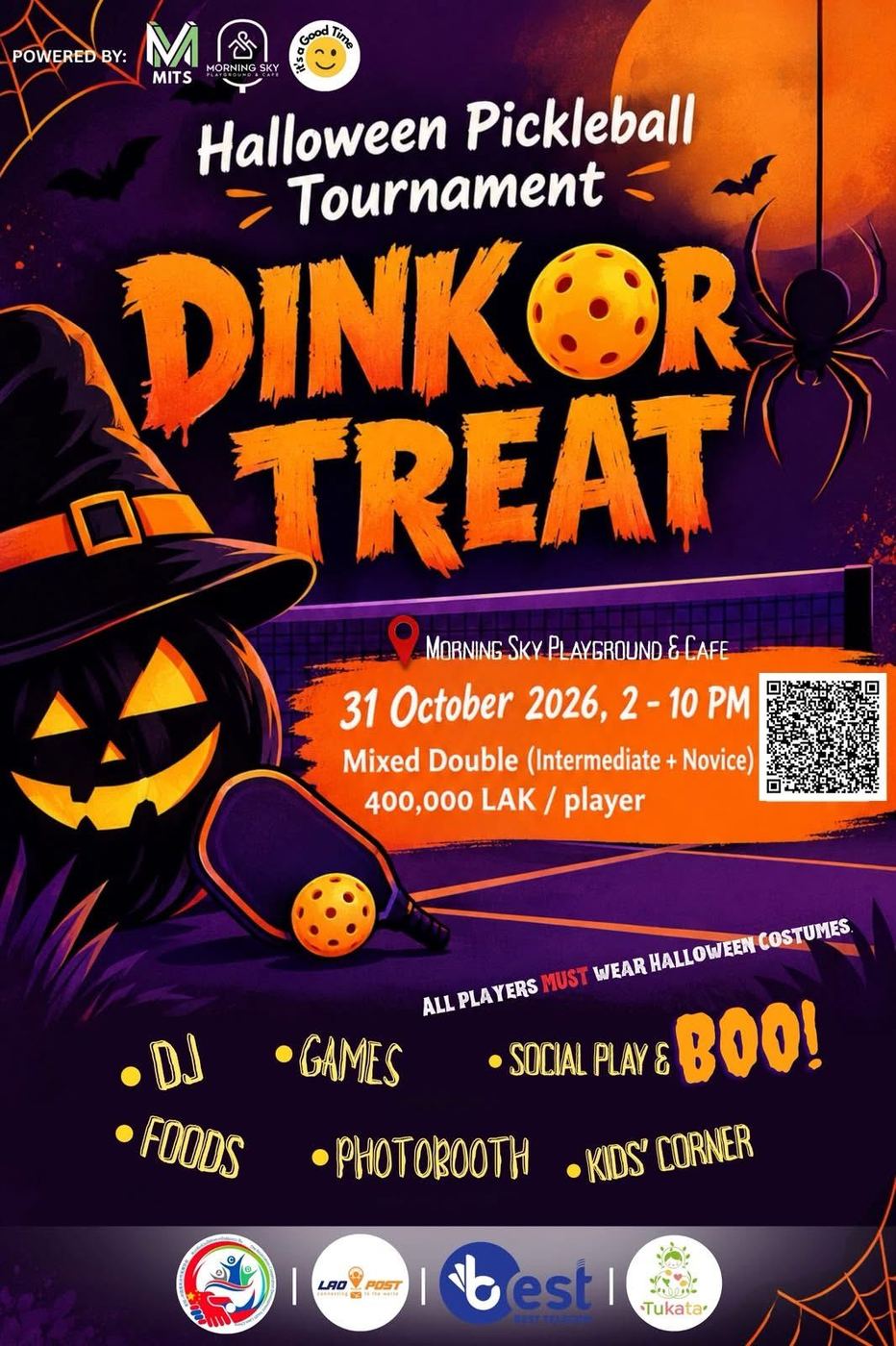 Dink or Treat: Halloween Pickleball Tournament