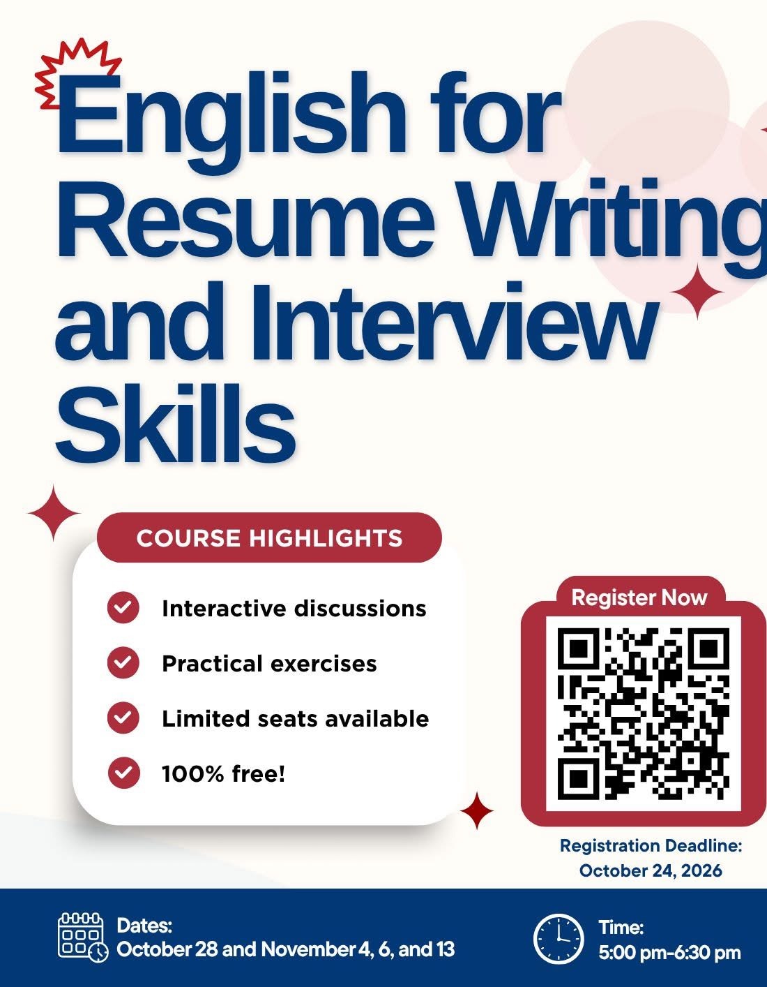 English for Resume Writing & Interview Skills