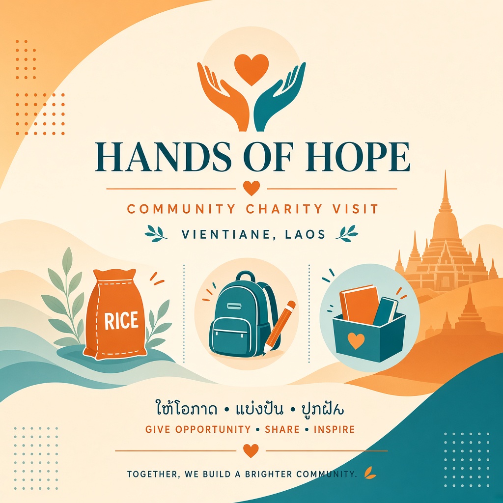 Hands of Hope — Community Visit (illustration)