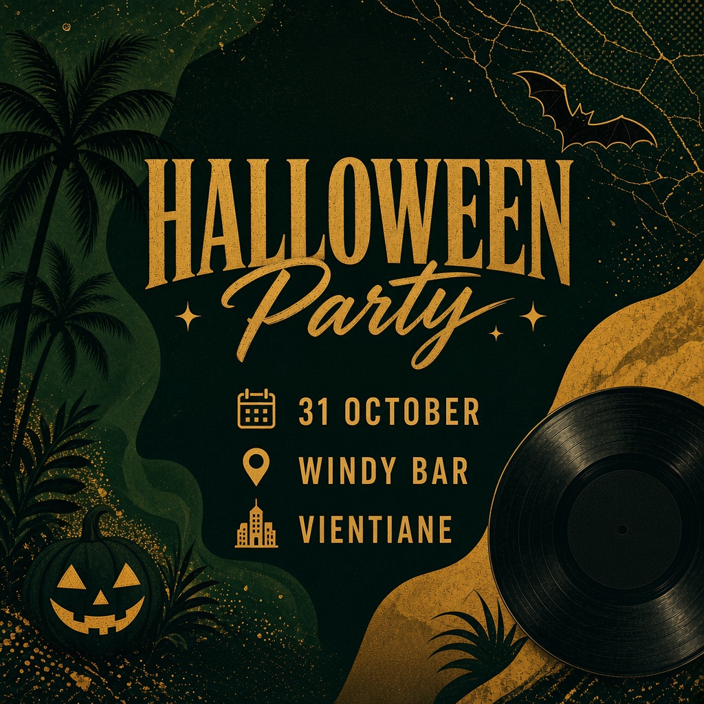 Halloween Party with DJ Quan (illustration)