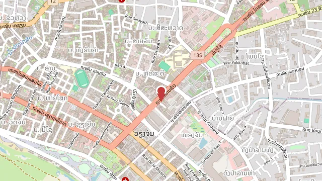 Map showing Institut français — Vientiane