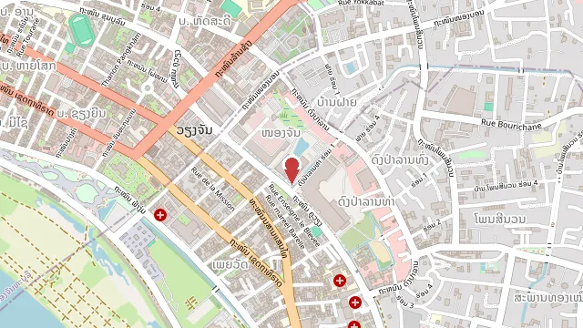 Map showing Major Platinum Cineplex — Vientiane Center